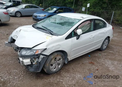 2013 Honda Civic Lx из США, поврежденный, VIN 2HGFB2F50DH568206